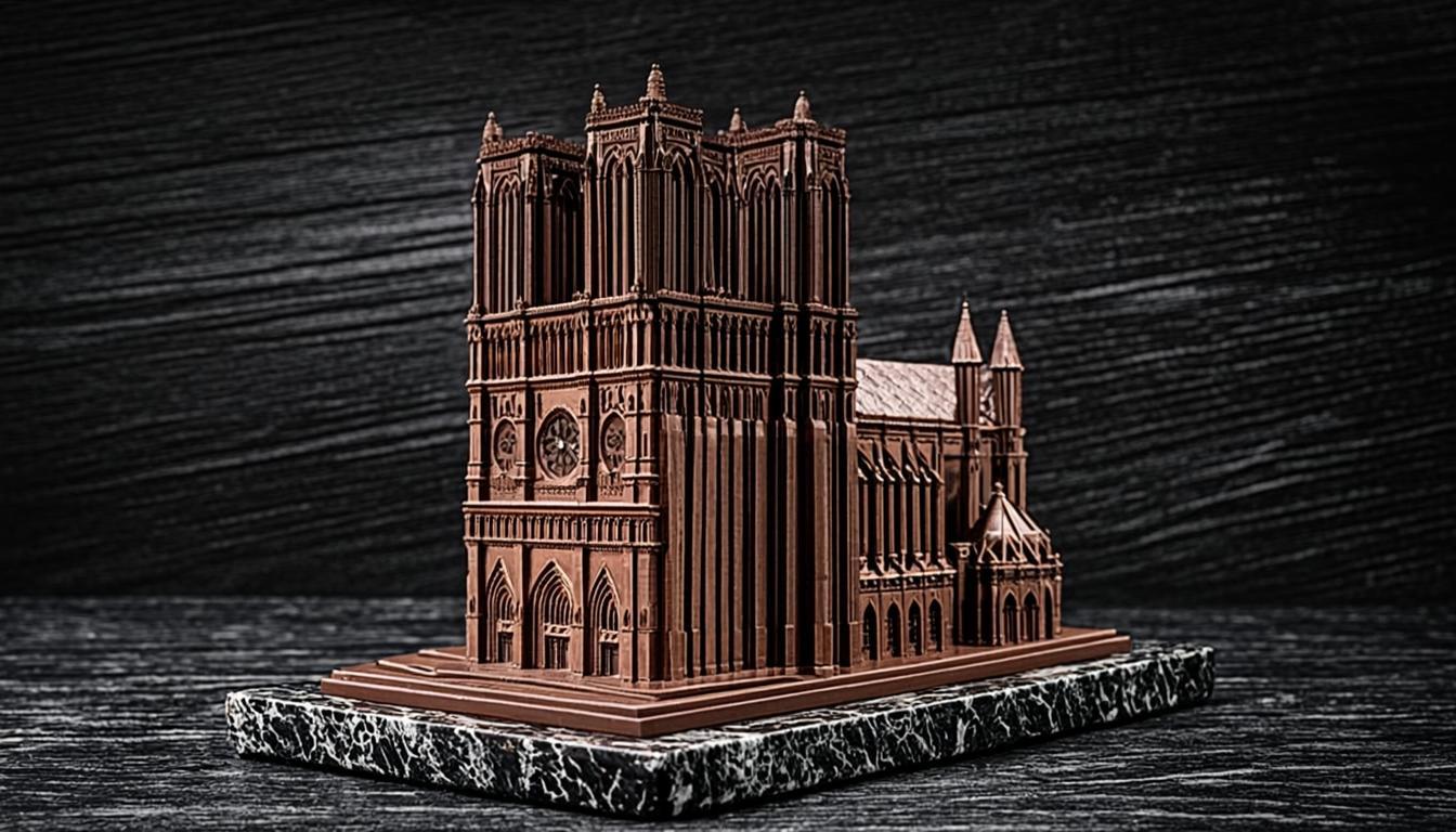 Élévation XLV — Cathédrale de Reims en Grand Chocolat — vue