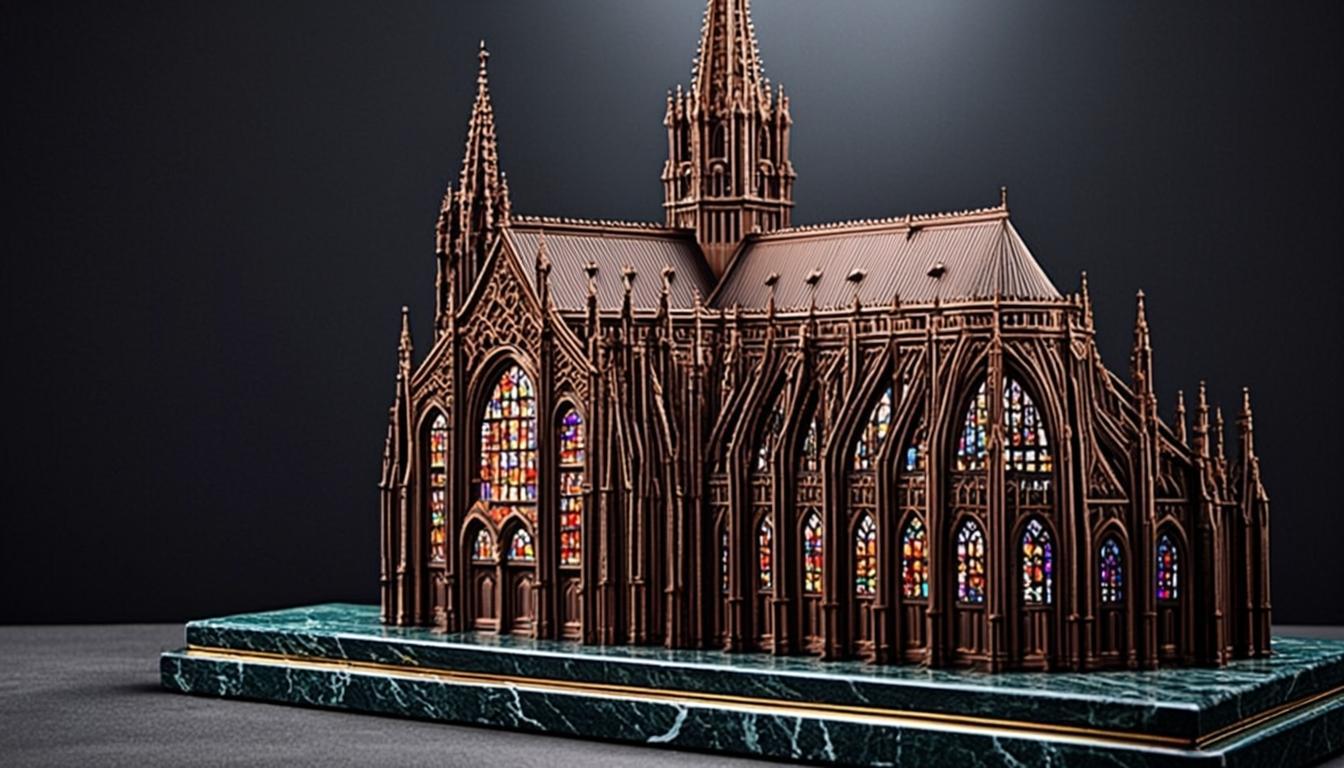 Élévation XLVI — Cathédrale de Chartres en Grand Chocolat — vue