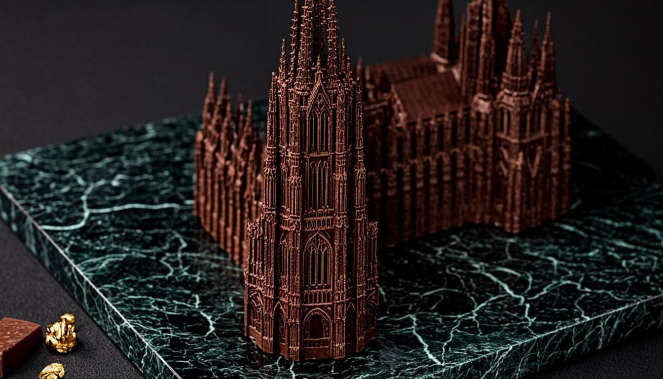 Élévation XLVII — Cathédrale d'Amiens en Grand Chocolat — vue