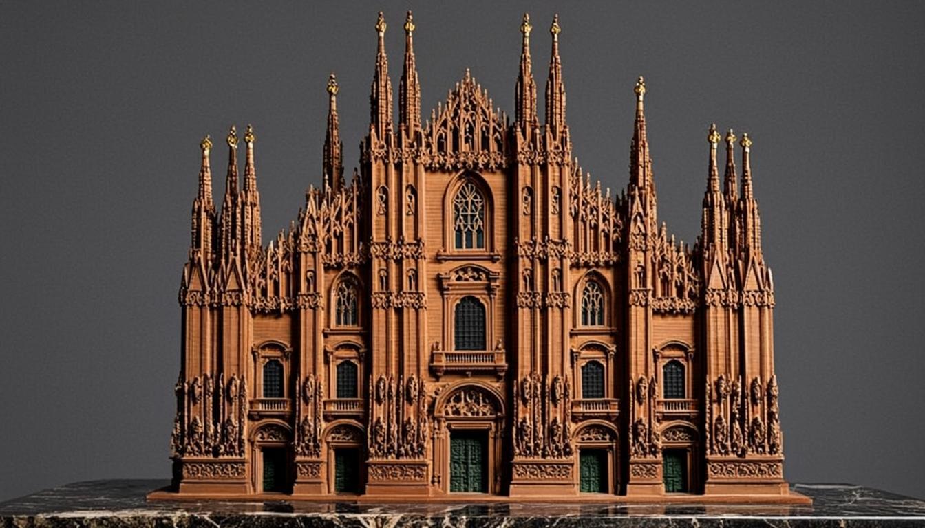 Élévation XLIX — Cathédrale de Strasbourg en Grand Chocolat — vue