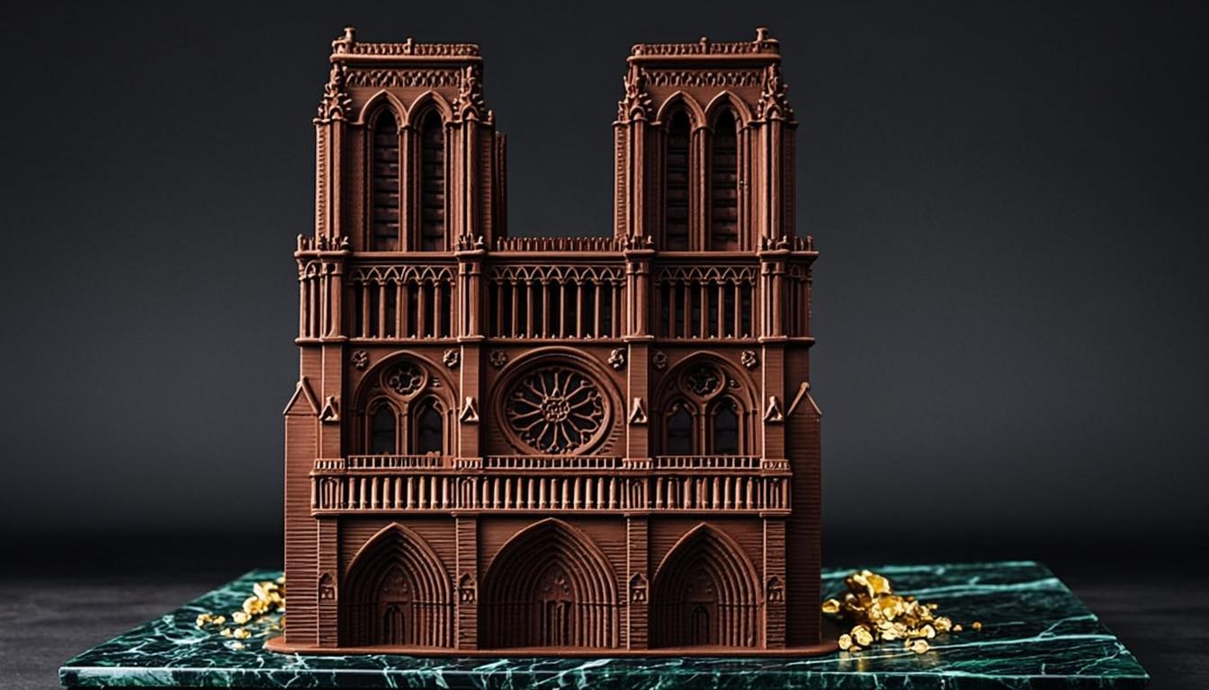 Élévation L — Notre-Dame de Paris en Grand Chocolat — vue