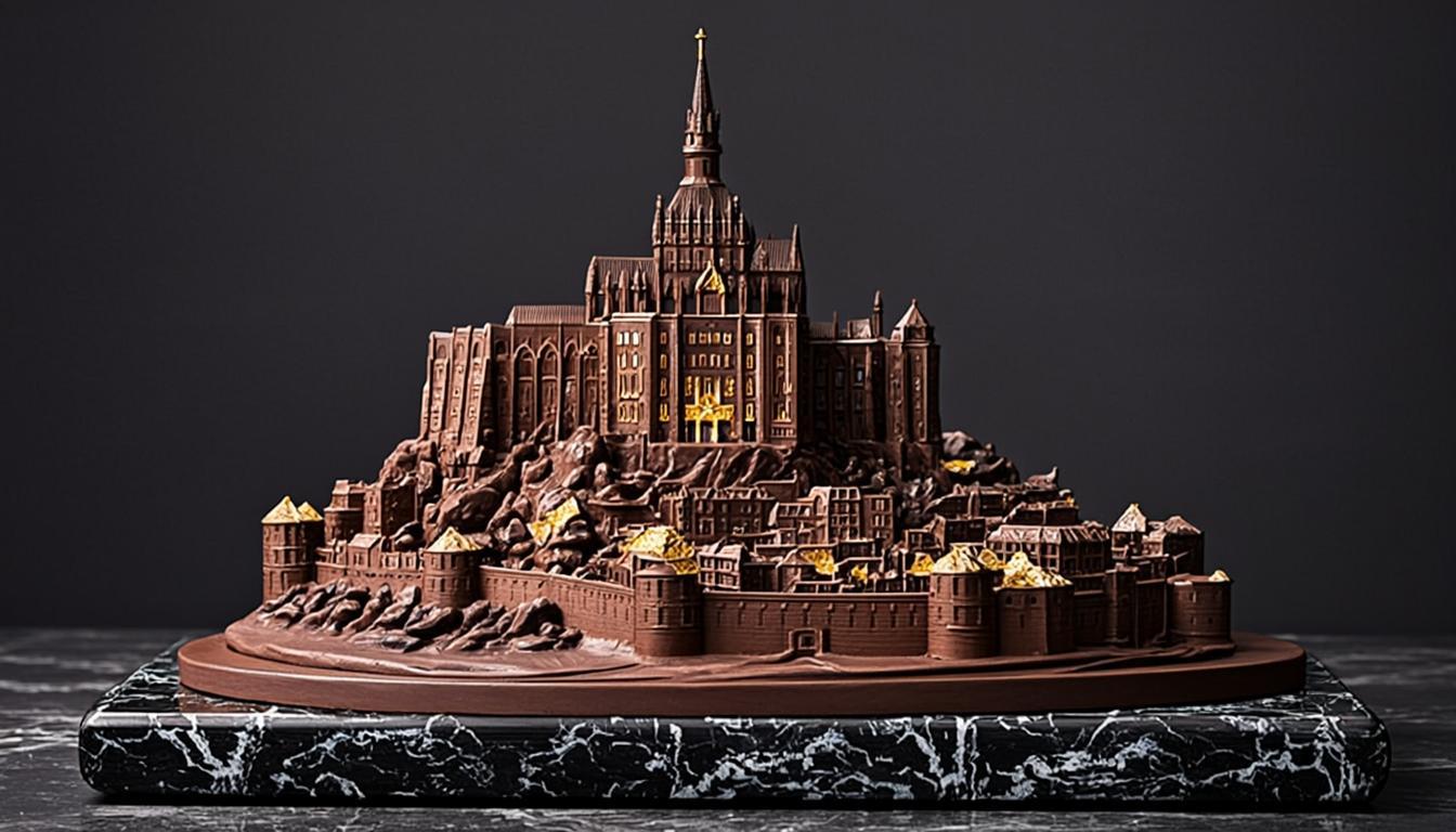 Élévation LII — Abbaye du Mont-Saint-Michel en Grand Chocolat — vue