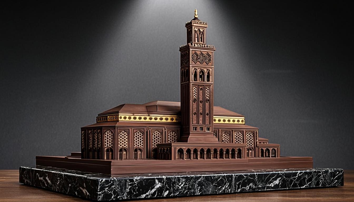 Élévation LXV — Cathédrale d'Uppsala en Grand Chocolat — vue