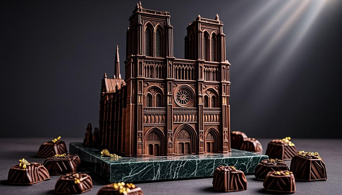 Élévation LXVII — Votivkirche de Vienne en Grand Chocolat — vue