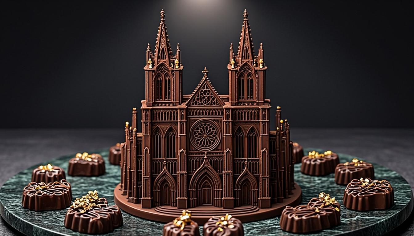 Élévation LXXIII — Cathédrale de Naumburg en Grand Chocolat — vue