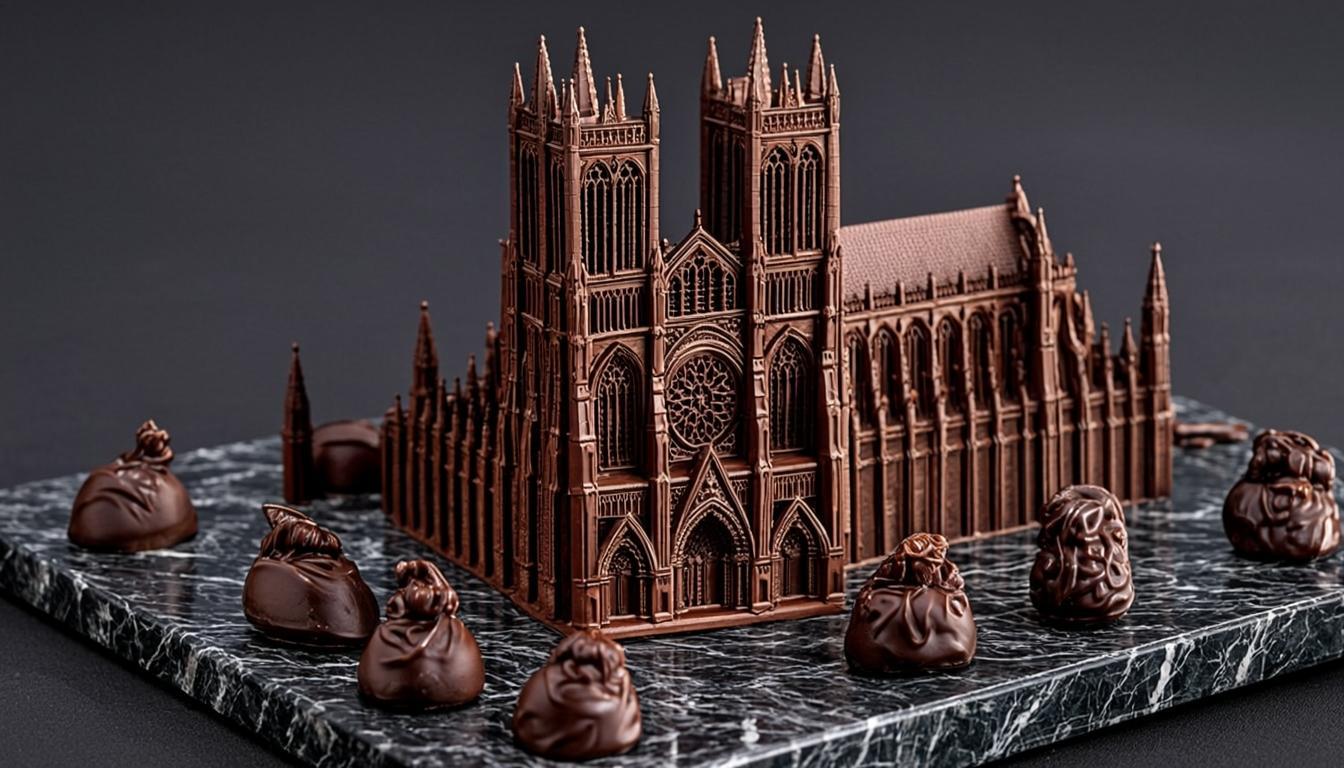Élévation LXXVI — Cathédrale de Ratisbonne en Grand Chocolat — vue