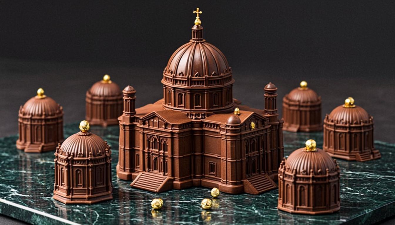 Élévation LXXVIII — Cathédrale Sainte-Barbe de Kutná Hora en Grand Chocolat — vue