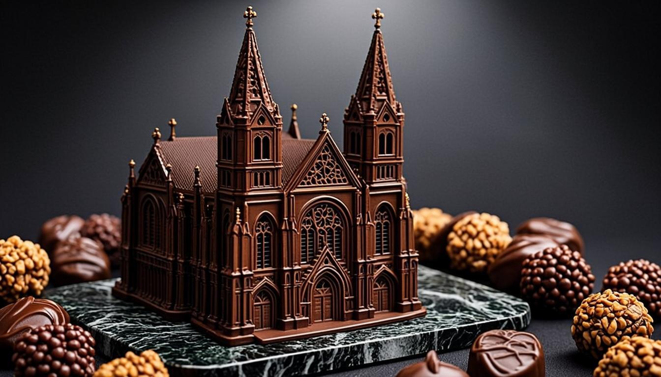 Élévation LXXXI — Basilique d'Esztergom en Grand Chocolat — vue