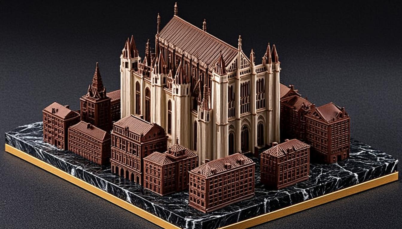 Élévation LXXXVI — Cathédrale du Christ-Sauveur de Moscou en Grand Chocolat — vue