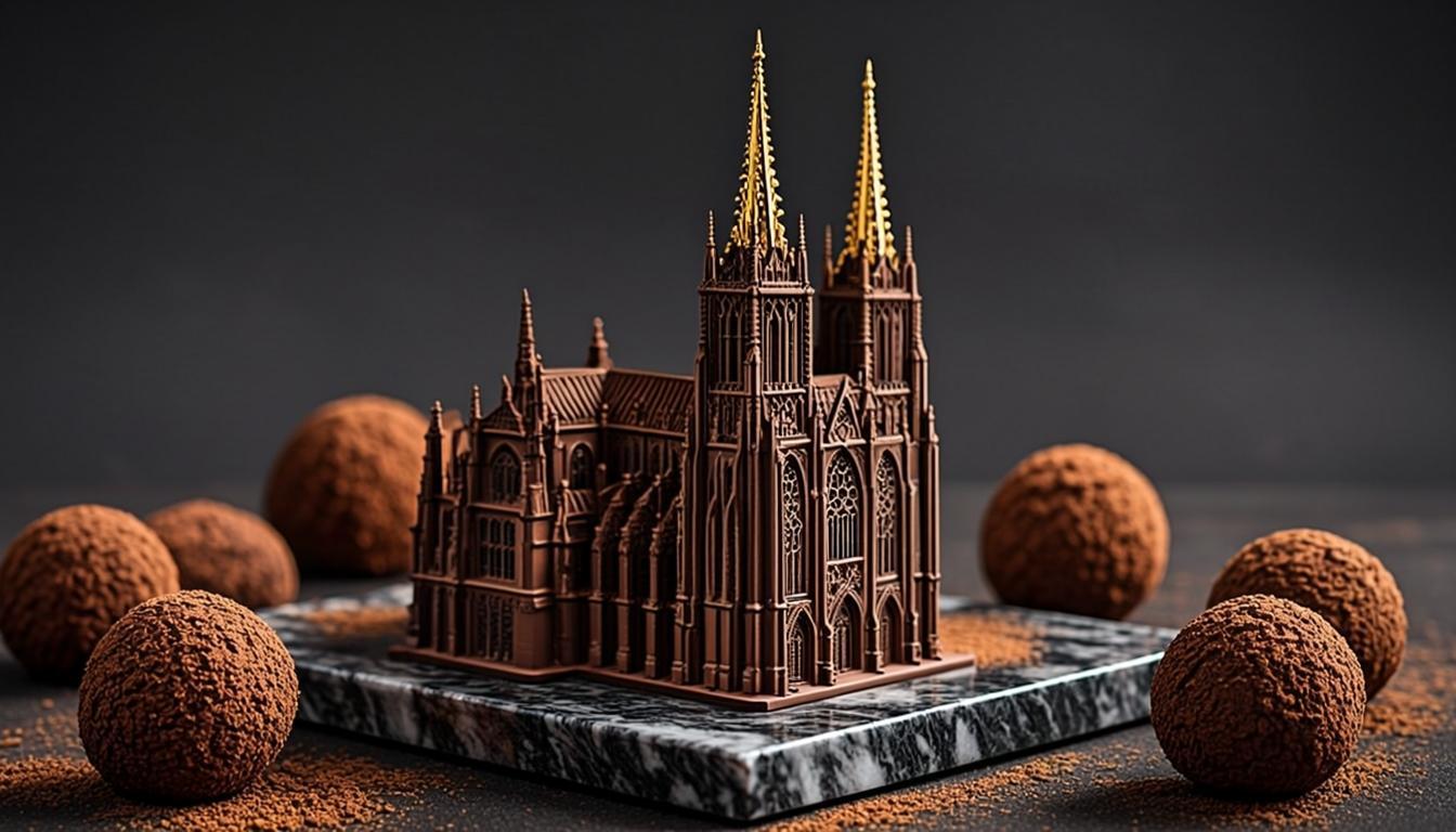 Élévation XCV — Cathédrale de Laon en Grand Chocolat — vue