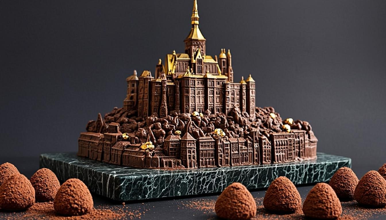 Élévation XCVI — Cathédrale de Bourges en Grand Chocolat — vue