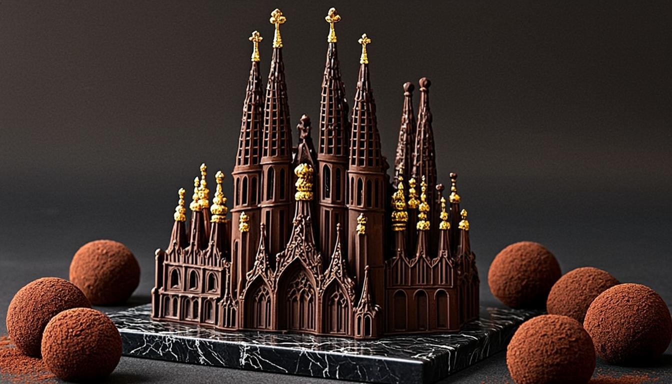 Élévation XCVII — Cathédrale du Mans en Grand Chocolat — vue