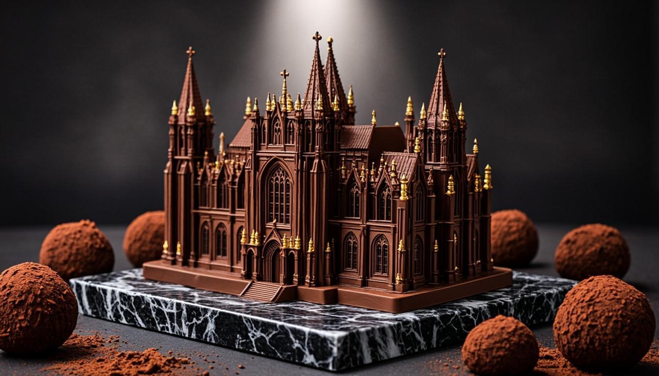 Élévation CIV — Cathédrale de Sées en Grand Chocolat — vue