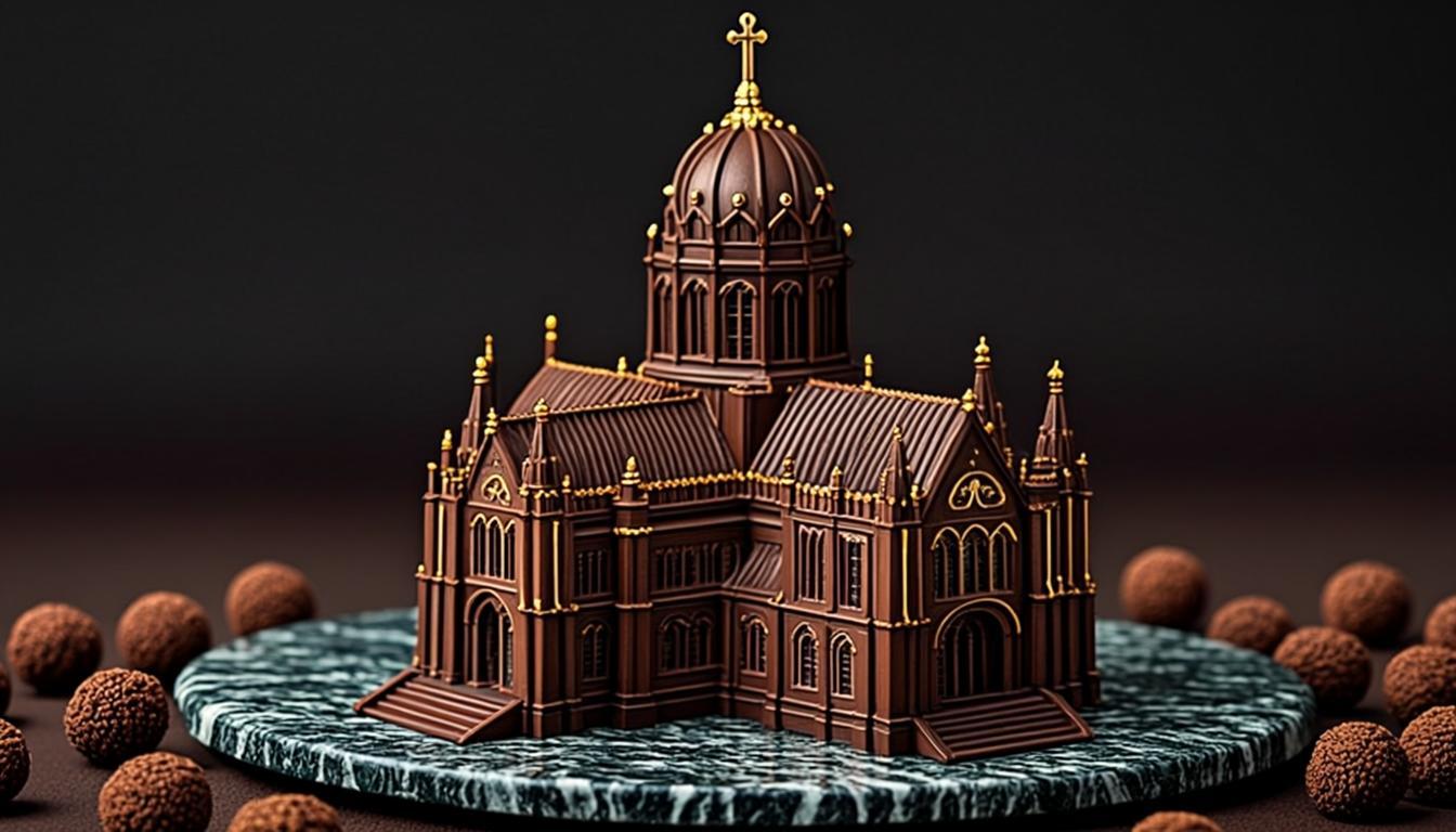 Élévation CV — Abbaye de Jumièges en Grand Chocolat — vue
